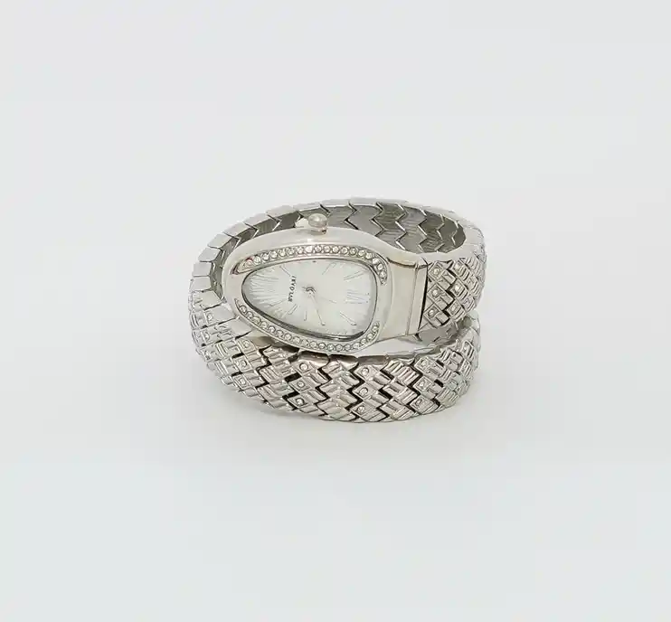 Heritage Weave Silver Watch