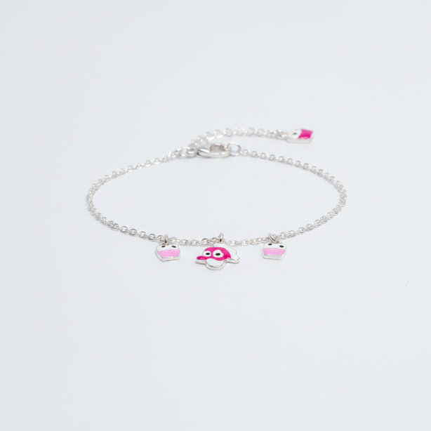 Pure Silver Kids Charm Anklet – Dual Wear