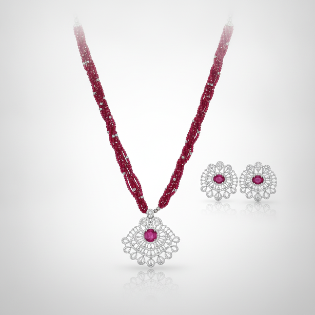 Roshni Ruby Dori Set