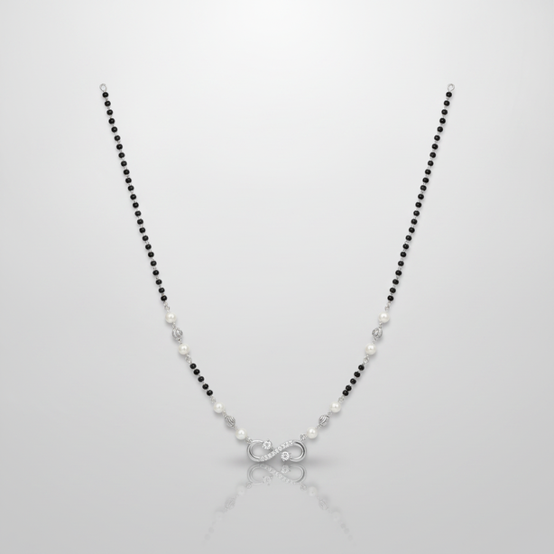 Ananta Love” Silver Mangalsutra