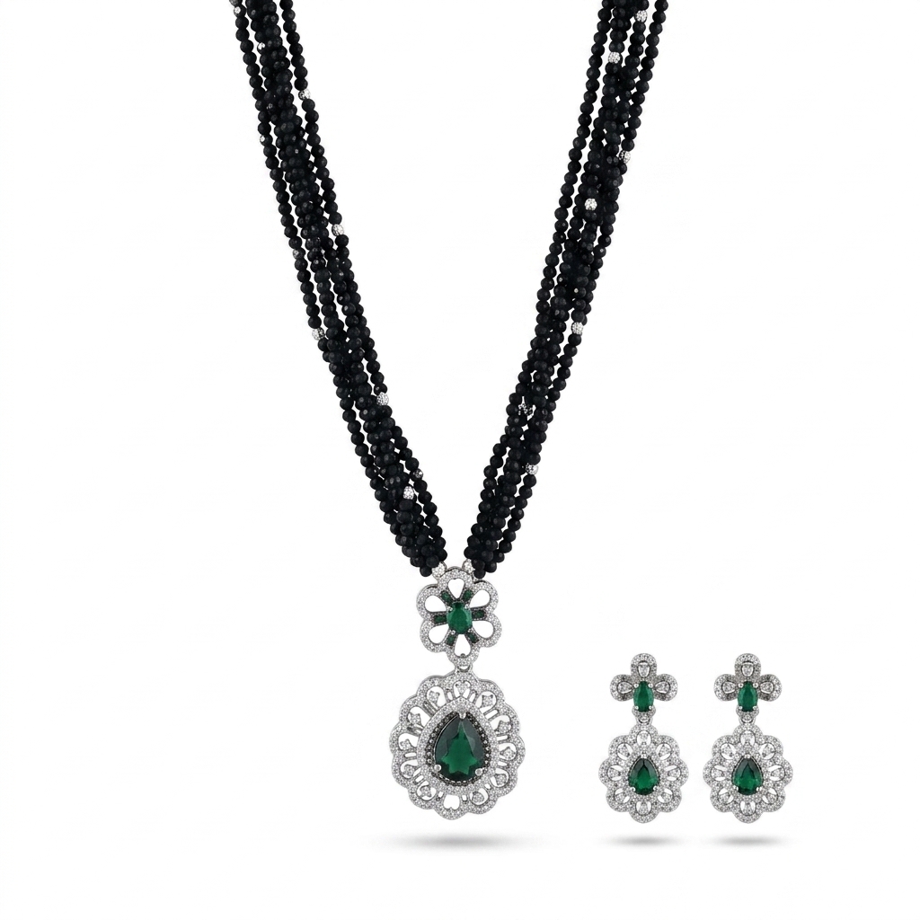 Neelima Sapphire Dori Necklace